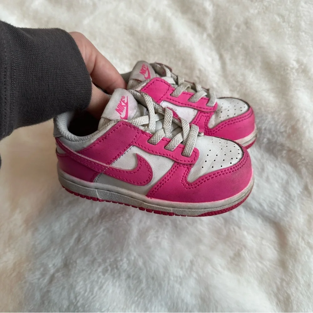 Nike Dunk Low Fuscia Toddler Size 7C